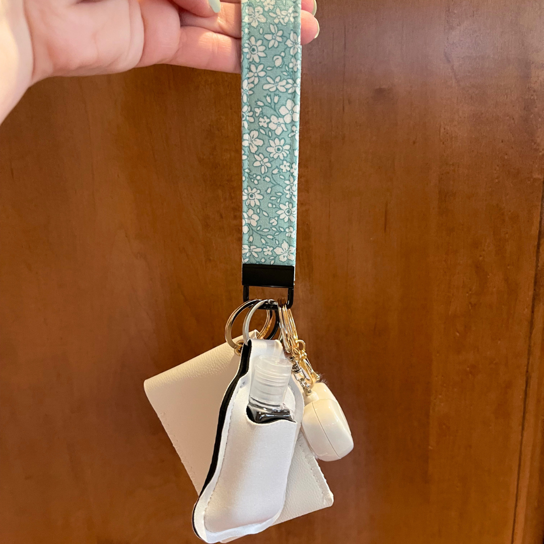 Sage Bloom Pop Tween Safety Keychain