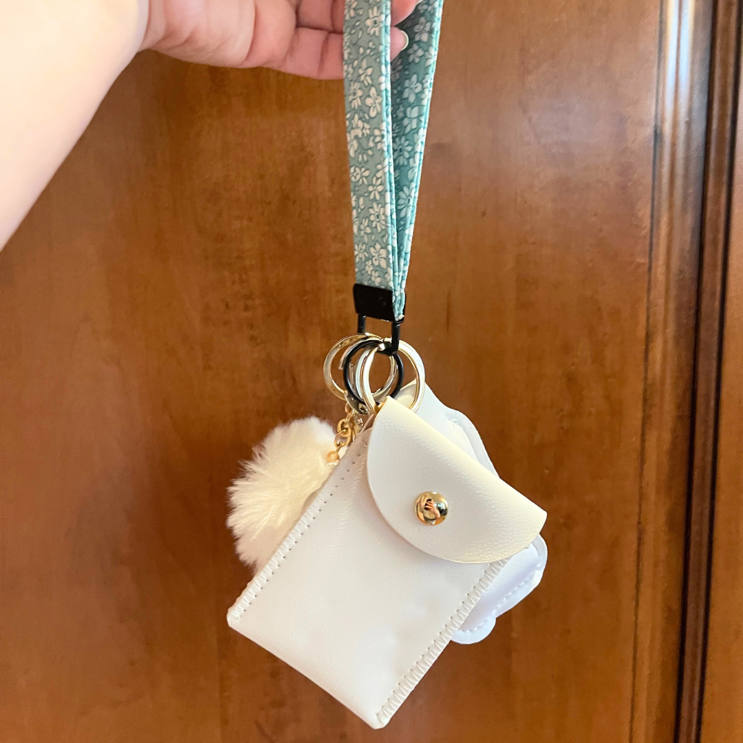 Sage Bloom Pop Tween Safety Keychain