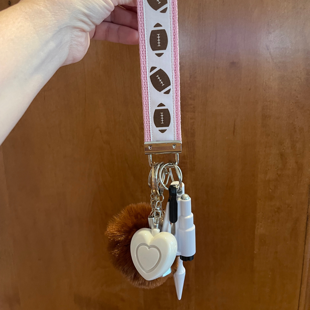 Friday Night Lights Wristlet Safety Keychain